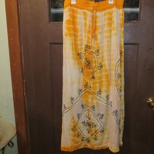 BOHO Tye Dye Maxi Skirt NWT